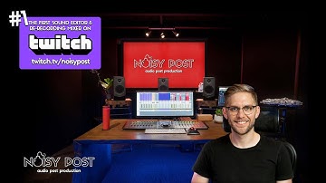 Twitch/Youtube Trailer | See a sound editor & re-recording mixer on twitch