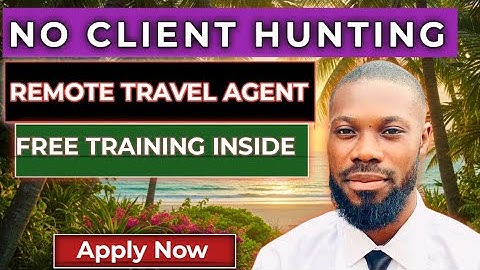 How to Become a Remote Travel Agent with FREE Training (Clients Provided)