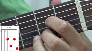 Sol disminuido (guitarra) Cuerdas Academy - YouTube
