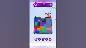 LEVEL20🧩🎨COLOR BLOCK JAM  #shorts #relaxinggames #mobilegame #colorblockjamguide #satisfying #puzzle