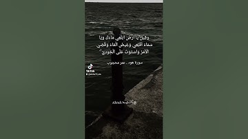 تلاوة مؤثرة وخاشعة من سورة هود.. بصوت القارئ عمر محجوب 🤍🕊