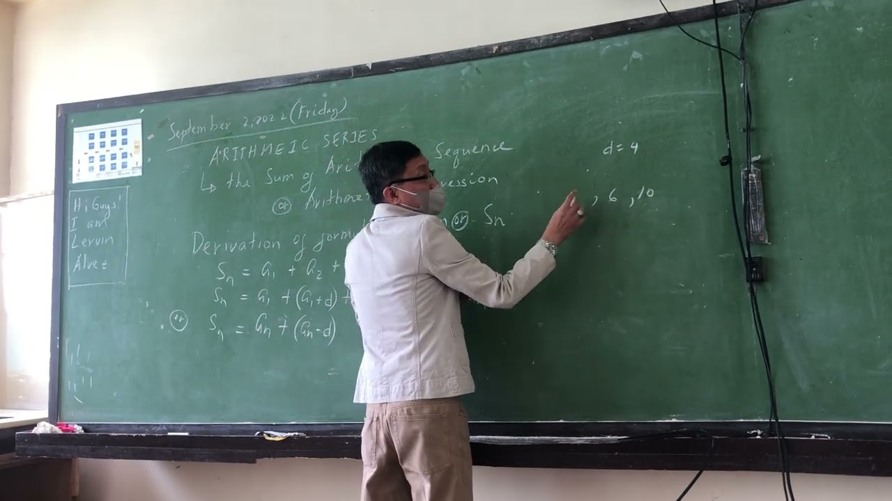 Derivation Of Sum Of Arithmetic Sequence YouTube Derivation Of Sum Of Arithmetic Sequence YouTube