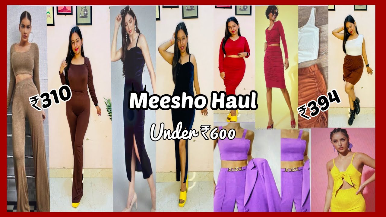 Meesho *Western wear*Haul|80%off|Meesho Dress,Coord set|Tryon haul ...