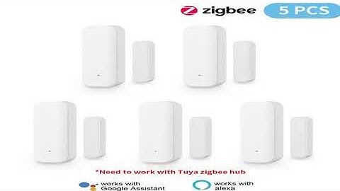 Tuya Zigbee Door Sensor and Smart Life Window Magnetic Sensor Detector Wireless Home Door
