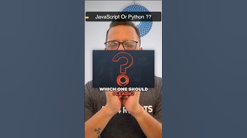 JavaScript or Python which one should I learn ? #javascript #coding #shorts #python