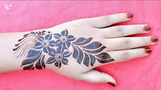 Easy Back Hand महद Simple Mahendi डजइन Mehndi Design Stylish Mahendi डजइन Mehndi