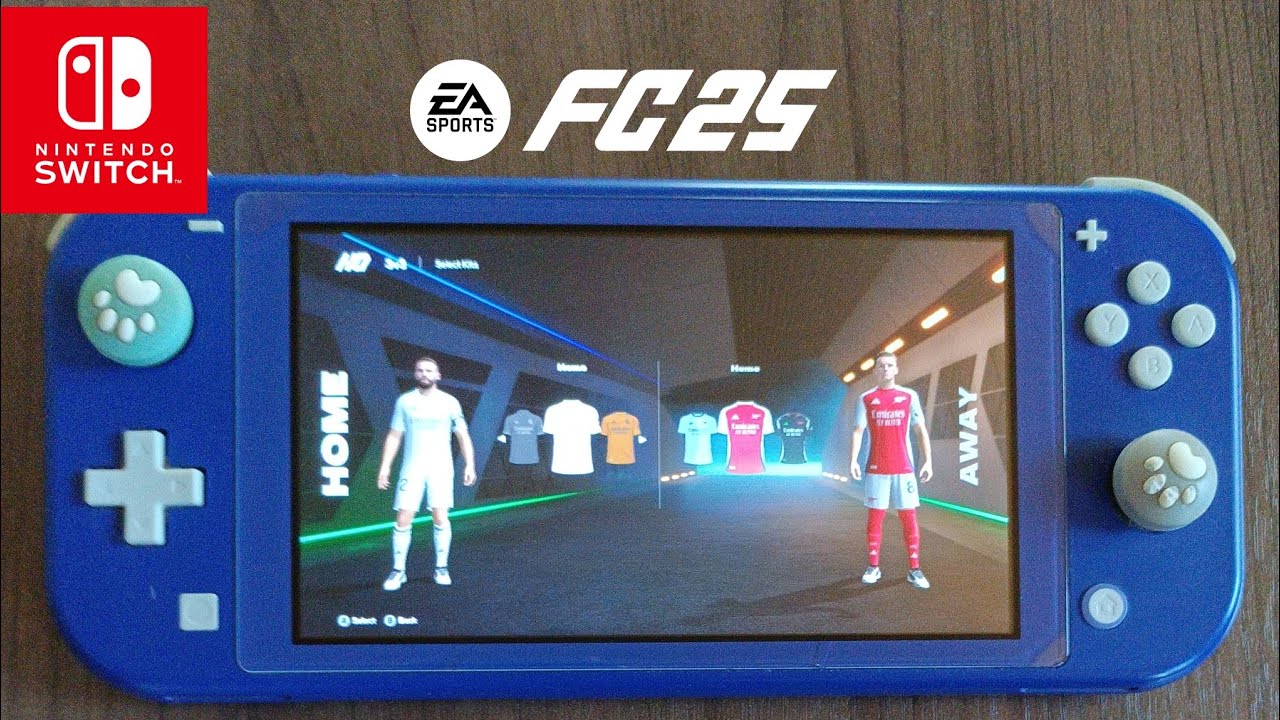 EA SPORTS FC 25 - 3V3 Gameplay Nintendo switch lite - YouTube