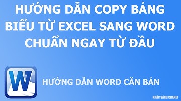 Hướng dẫn copy bảng biểu từ excel sang word chuẩn ngay từ đầu