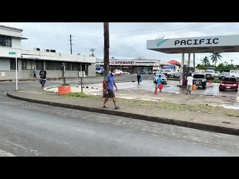 Labasa town Main Street, Fiji