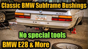 Classic BMW | Subframe Bushing Replacement | E28 Polyurethane
