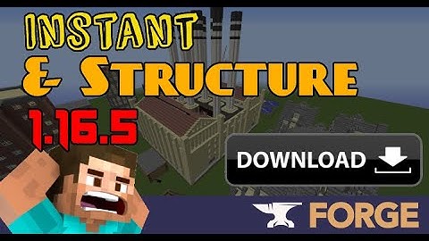 How to Install Instant Structures INSTANT BUILDINGS MOD 1.16.5 Minecraft Java Edition