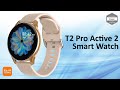 T2 pro active 2 smartwatch  app  fitpro  android  ios  temu  unboxing