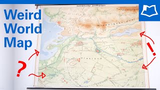 Weird Wall World Map - Stockmann Geographic Terms