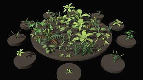 Lowpoly plants #1. Grass.