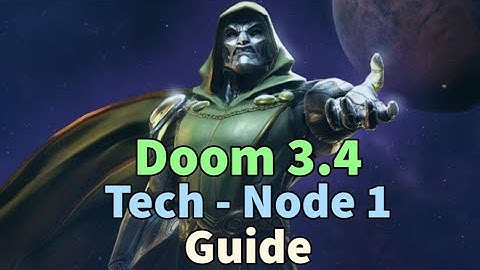Doom 3.4: Tech Node 1 Raid Guide | Bionic Avengers Team | MARVEL Strike Force - Free to Play