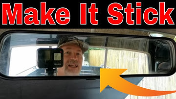 How To Reattach A Rearview Mirror So It STAYS ON