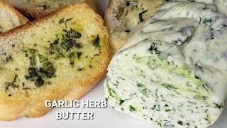 #garlicherbbuttter#garlicbread#butter#HOW TO MAKE GARLIC HERB BUTTER. EASY RECIPE.