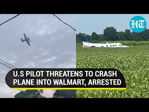 Plane threatening to crash into Mississippi store lands, pilot