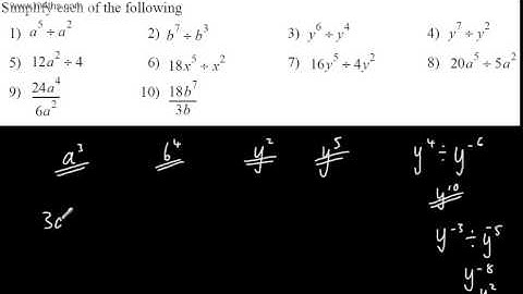 9-1 GCSE Maths - Rules of Indices (1) (Multiplication and Division) Foundation Higher