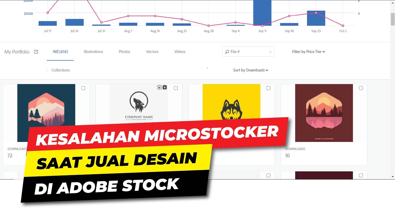 KESALAHAN MICROSTOCKER SAAT JUAL DESAIN DI ADOBE STOCK