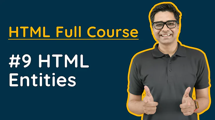 Learn Web Development - HTML Entities tutorial