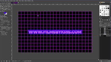 80s Retro Logo in GIMP