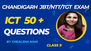 Computer Fundamental Questions with Explanation|Chandigarh JBT/NTT/TGT ICT Preparation| By Chealsha