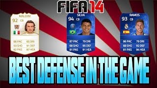 FIFA 14 BEST DEFENSE IN THE GAME ULTIMATE TEAM
