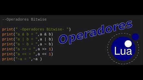 05 Operadores en Lua