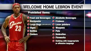 Akron getting ready for LeBron`s big homecoming celebration