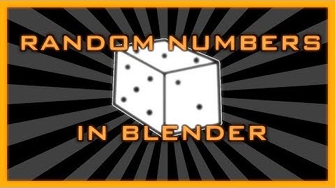 How to get random numbers in the Blender Game Engine!
