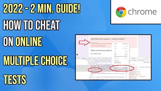 How To Cheat On Some Online Multiple Choice Tests screenshot 3