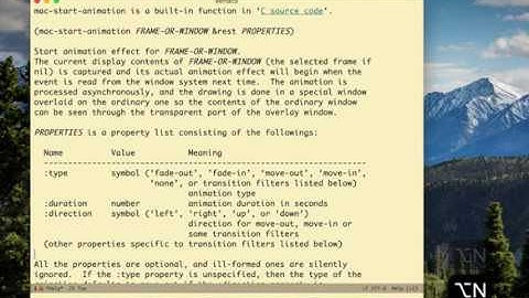 Buttery smooth animations in emacs (macos only)