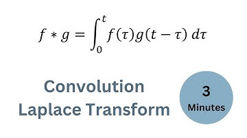 Convolution in Laplace, in Under 3 Minutes