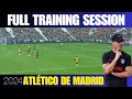Diego simeone  full training session  passing drills  1vs1  tactical drills