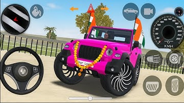 Modified Mahindra Thar Car Games: Indian Cars (Gadi Wala Game) - Car Game Android Gameplay 2025