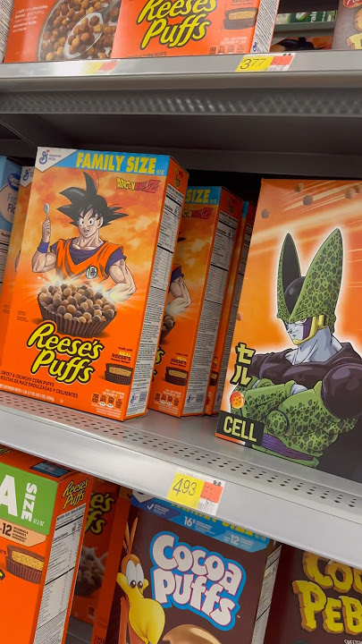 Dragonball Z Cereal 🐉😮‍💨 #dragonballz #sigma