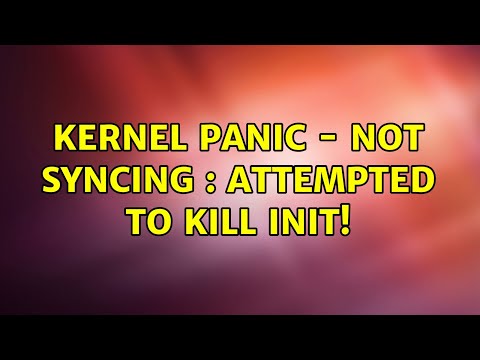 Ubuntu: kernel panic - not syncing : attempted to kill init!