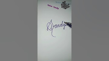 stylish name | Sandip | sk cursive art | how to make a stylish name | stylish signature