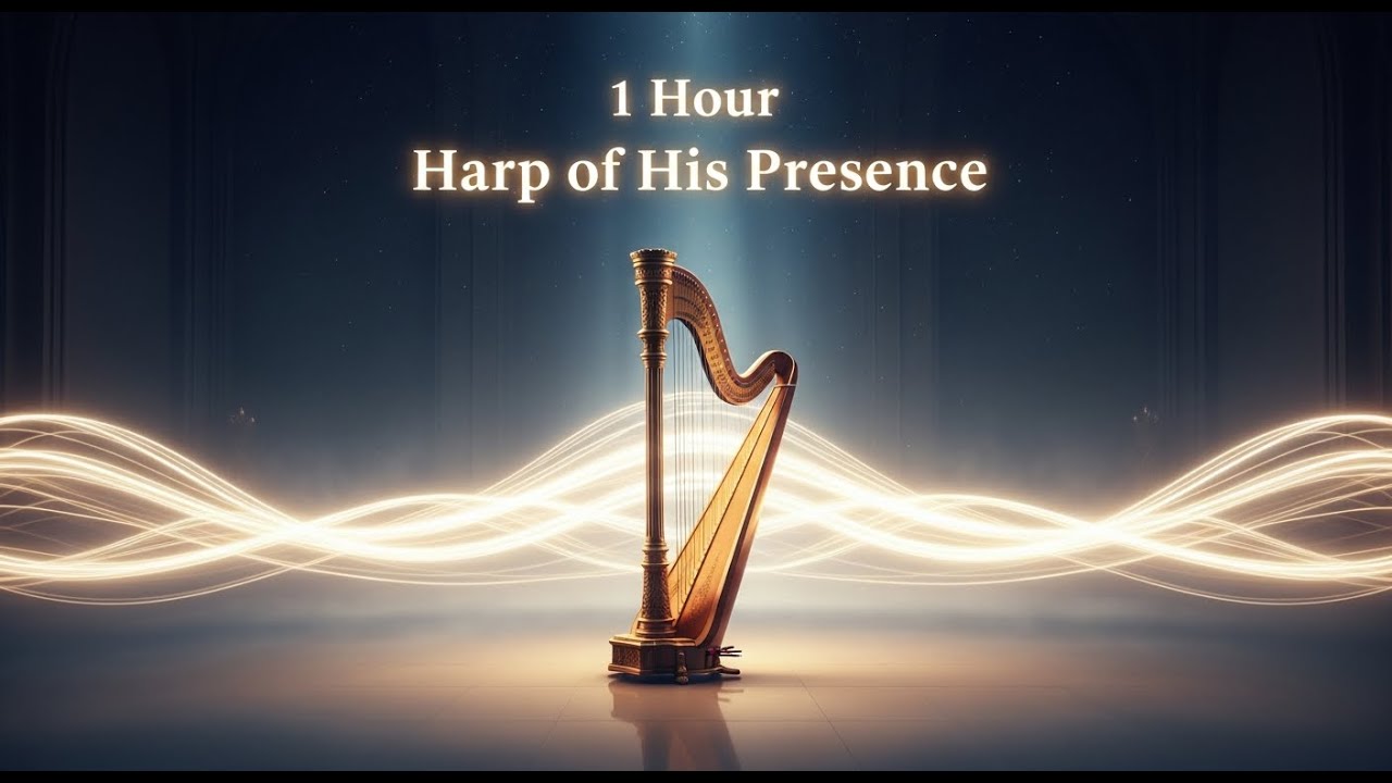 1 HOUR | Sound of His Presence | Harp Instrumental Music for Deep Prayer & Connection | Deep Abide