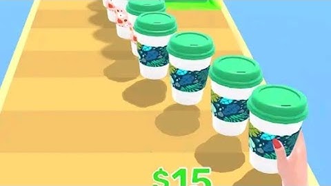 Coffee Stack MAX LEVEL 🌈🌆 Gameplay All Levels Walkthrough iOS, Android New Game