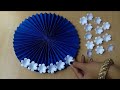 Easy and beautiful paper flower wall hanging idea  wall decor idea craftgallery96