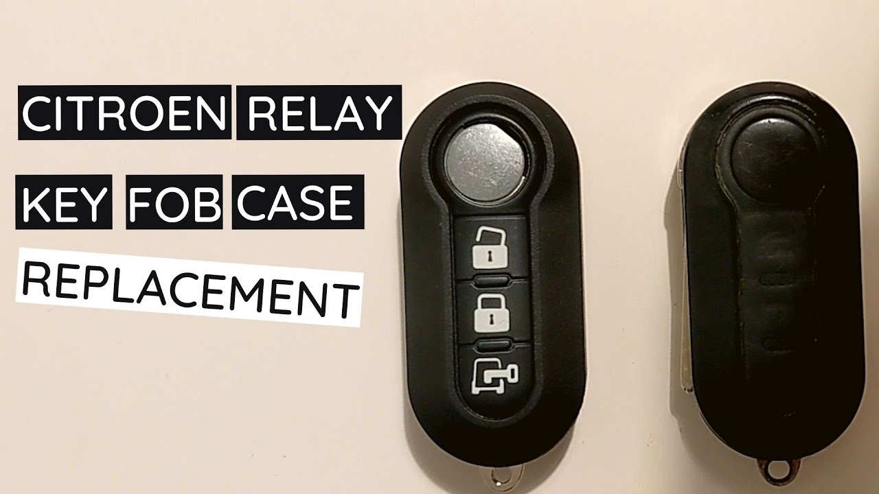 Key Fob Case Replacement  Citroen Relay (Fiat Ducato) 