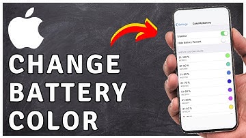 How to Change iPhone Battery Color | iPhone Tutorial
