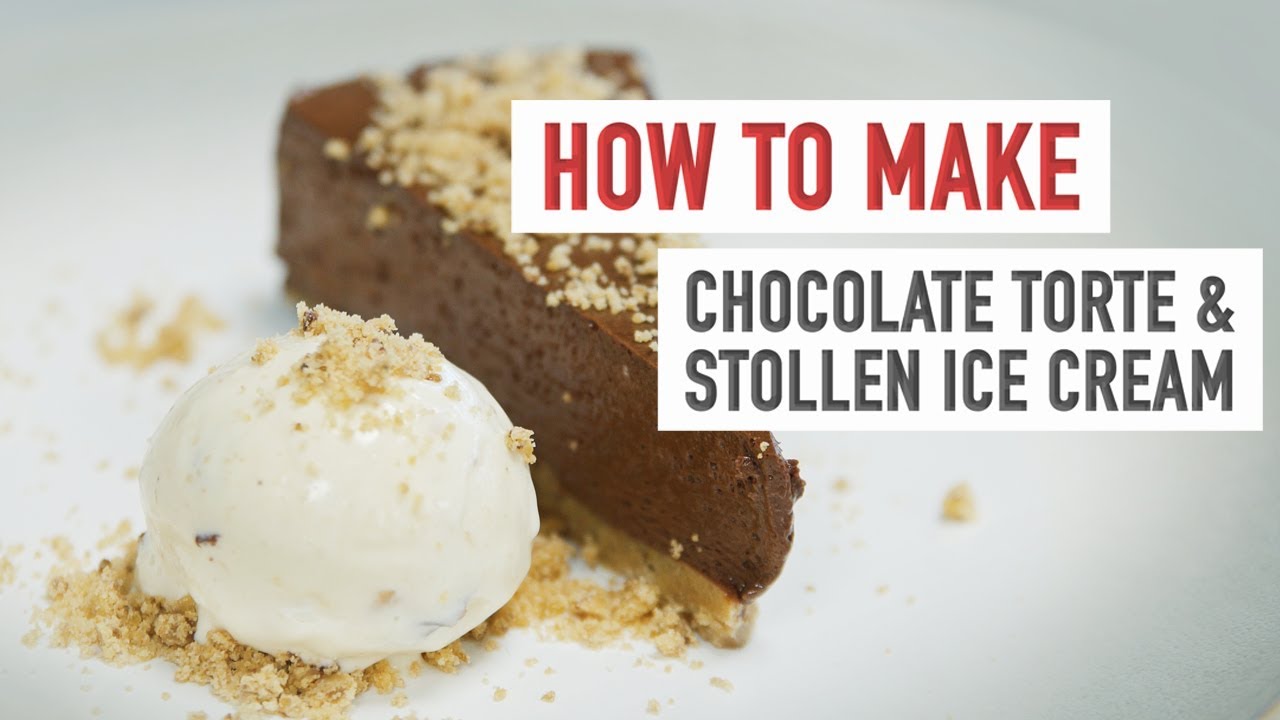 How to make Chocolate Chestnut Torte | Stollen Ice Cream