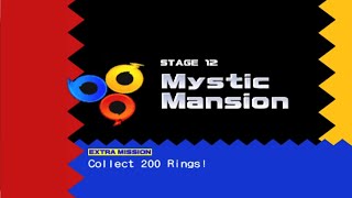 Sonic Heroes - Team Rose - Stage 12 - Mystic Mansion - Extra Mission A Rank @iCABALi