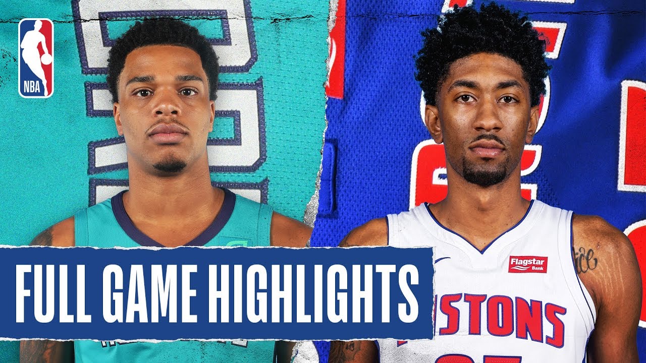 HORNETS at PISTONS | FULL GAME HIGHLIGHTS | February 10, 2020 - YouTube