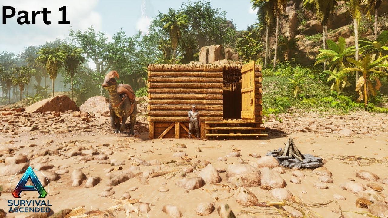 Ark Survival Ascended Part 1: Beach Landing - YouTube