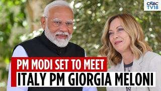 PM Modi Italy Visit Updates | PM Modi-Giorgia Meloni Bilateral Talks | PM 5-Nation Visit | N18G