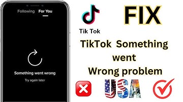 How to Fix Tik Tok Something Went Wrong Problem | TikTok Something went wrong 2025.
